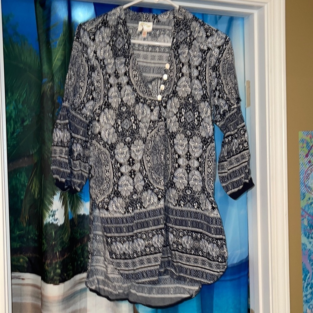 Nice Fig and Flower tunic M